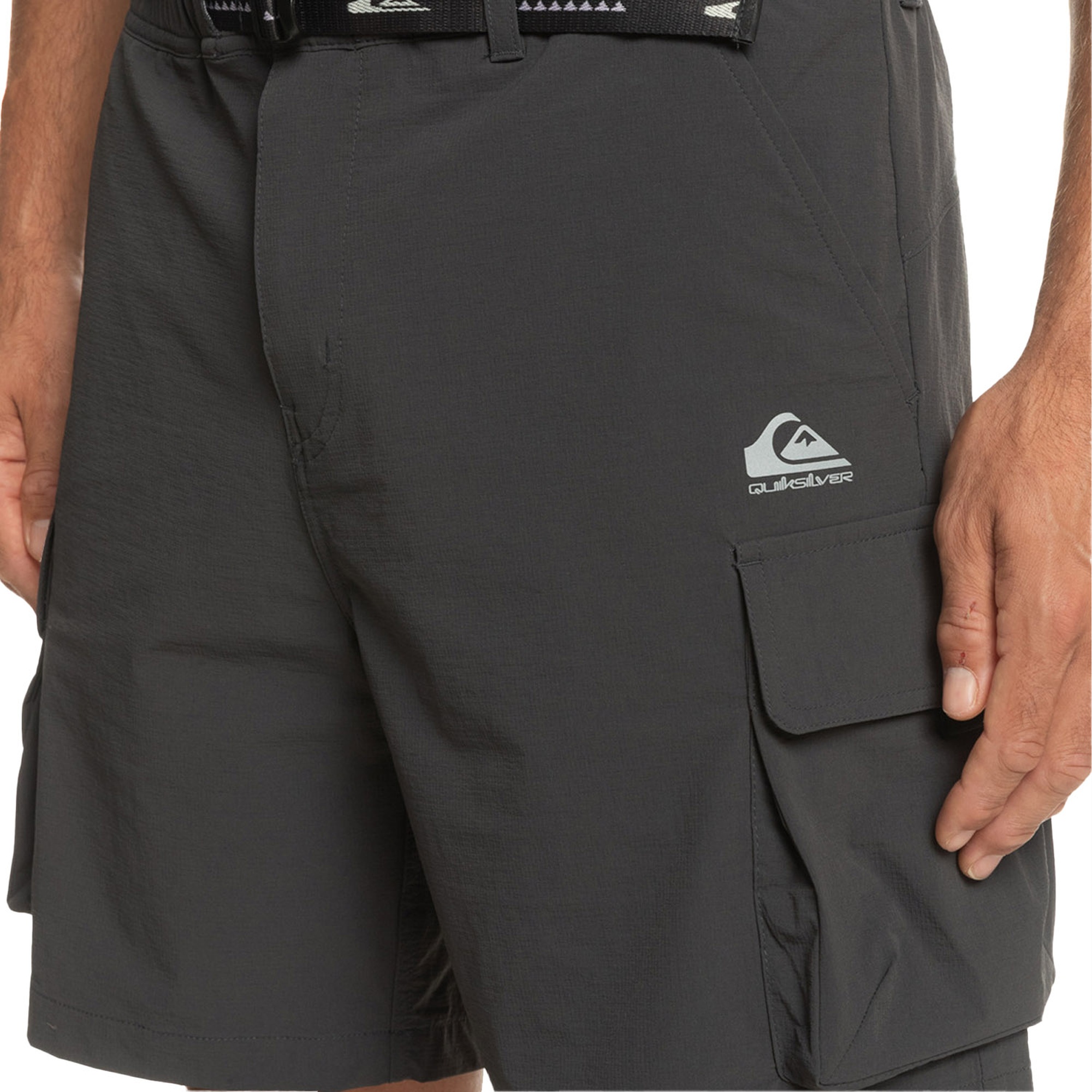 Quiksilver Run Ashore Cargo Erkek Siyah Walkshort