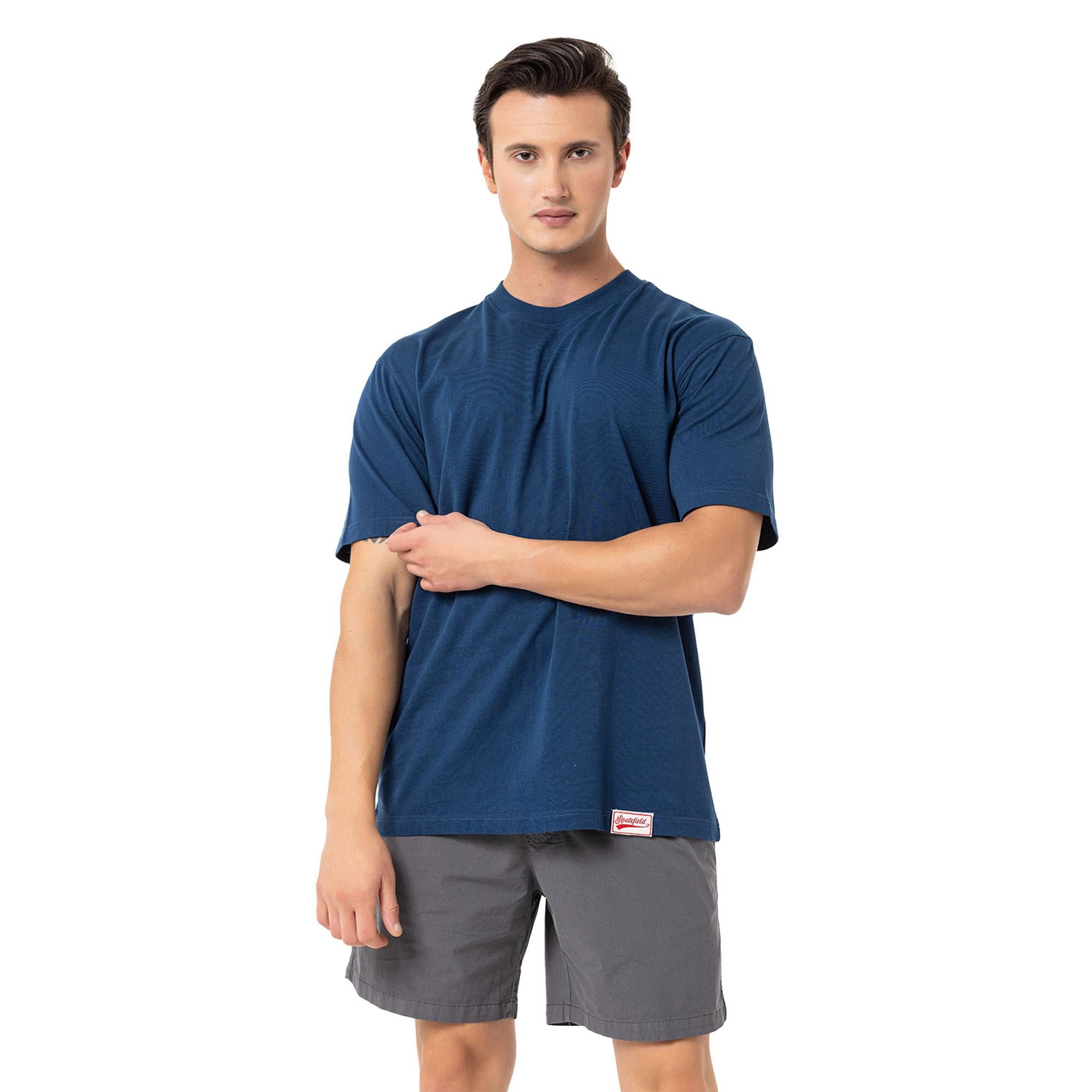 Routefield Tab Erkek Mavi Tişört