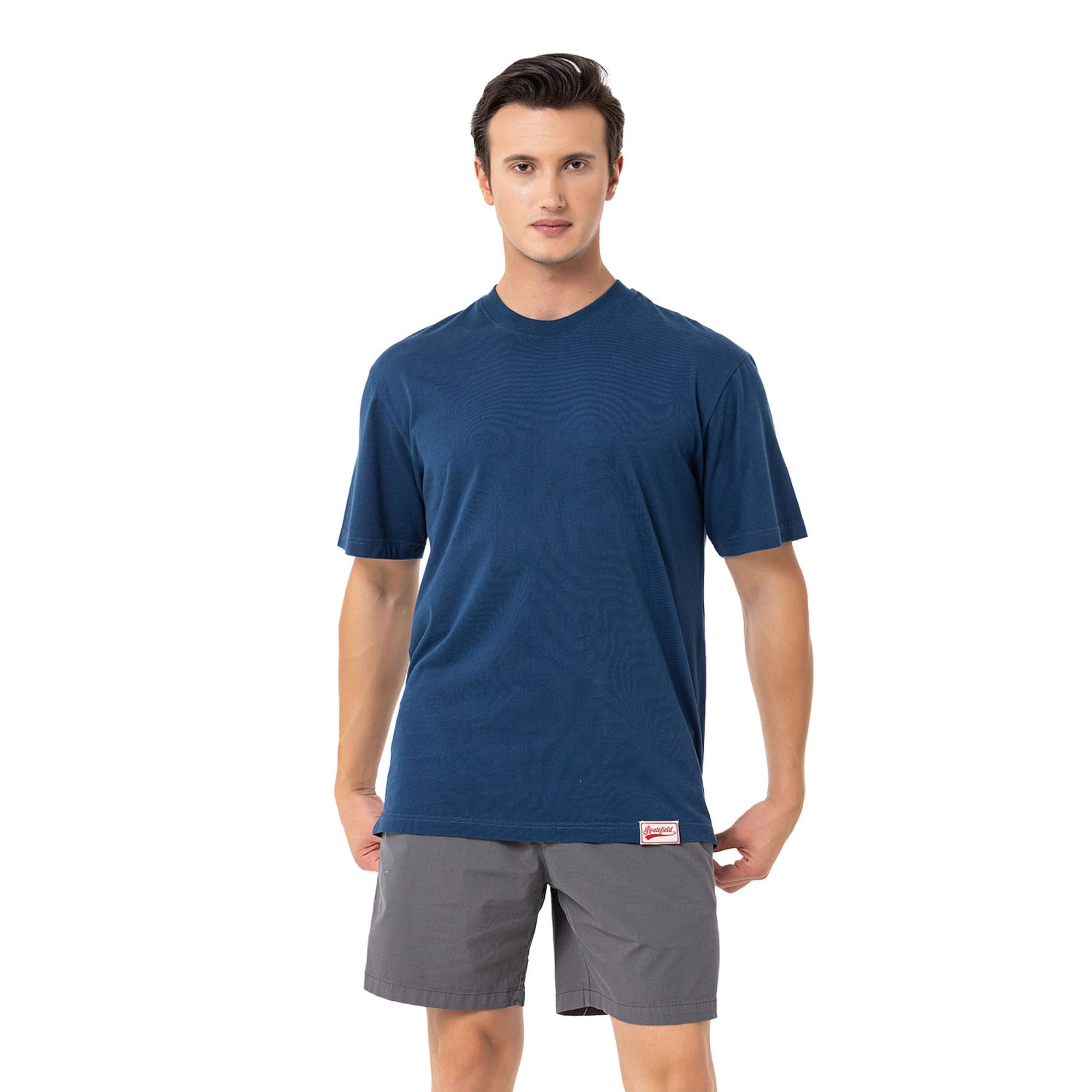 Routefield Tab Erkek Mavi Tişört