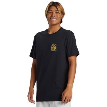  Quiksilver Surf Moe Erkek Siyah Tişört