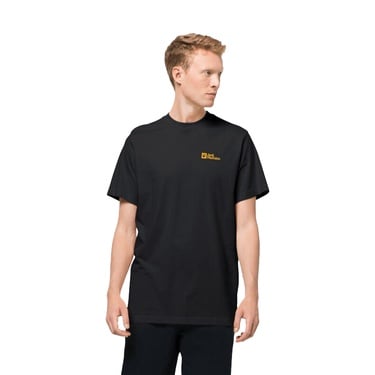 Jack Wolfskin Essential T Erkek Siyah Tişört