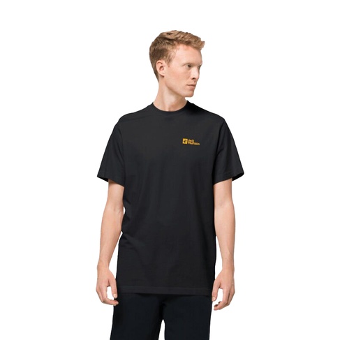  Jack Wolfskin Essential T Erkek Siyah Tişört