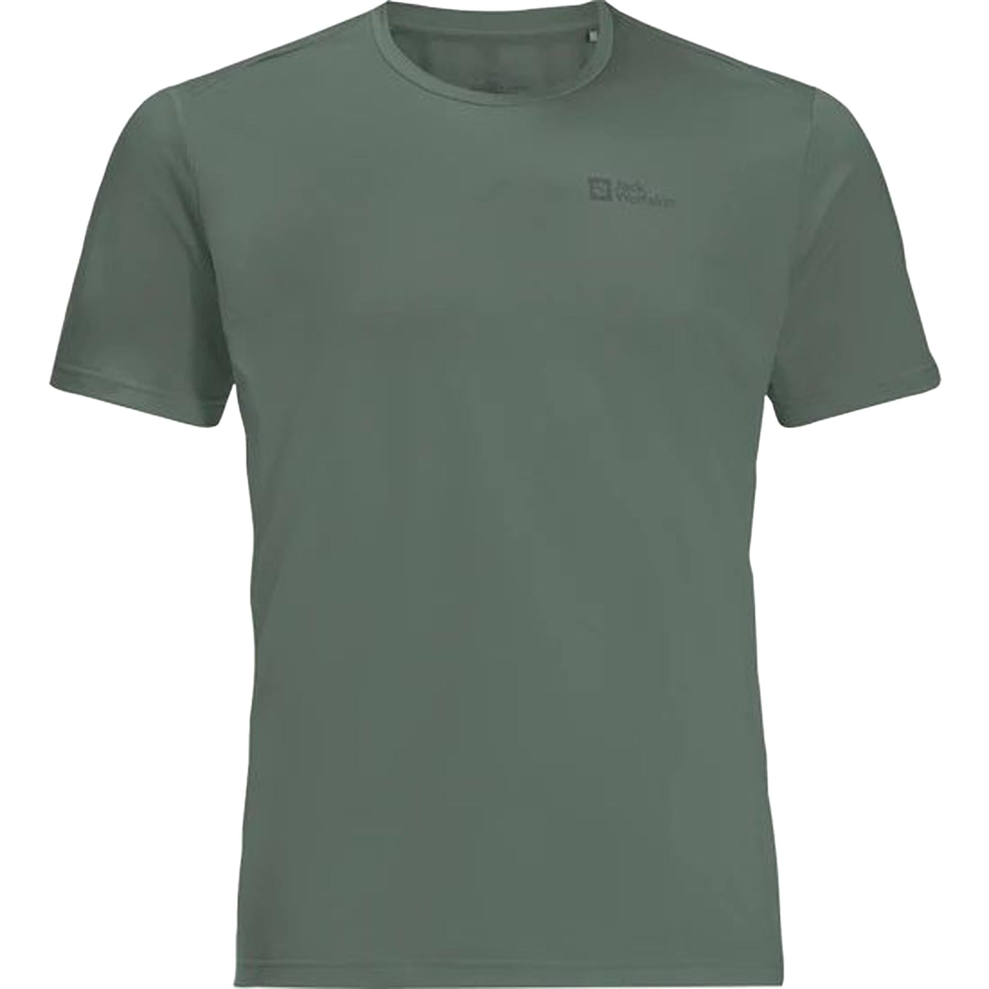 Jack Wolfskin Delgami Erkek Yeşil Tişört