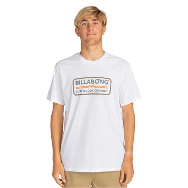  Billabong Trademark Tees Erkek Beyaz Tişört