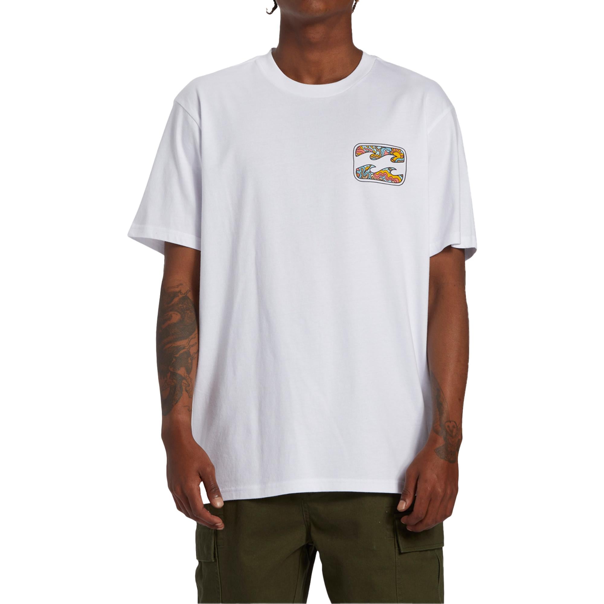 Billabong Crayon Wave Tees Erkek Beyaz Tişört