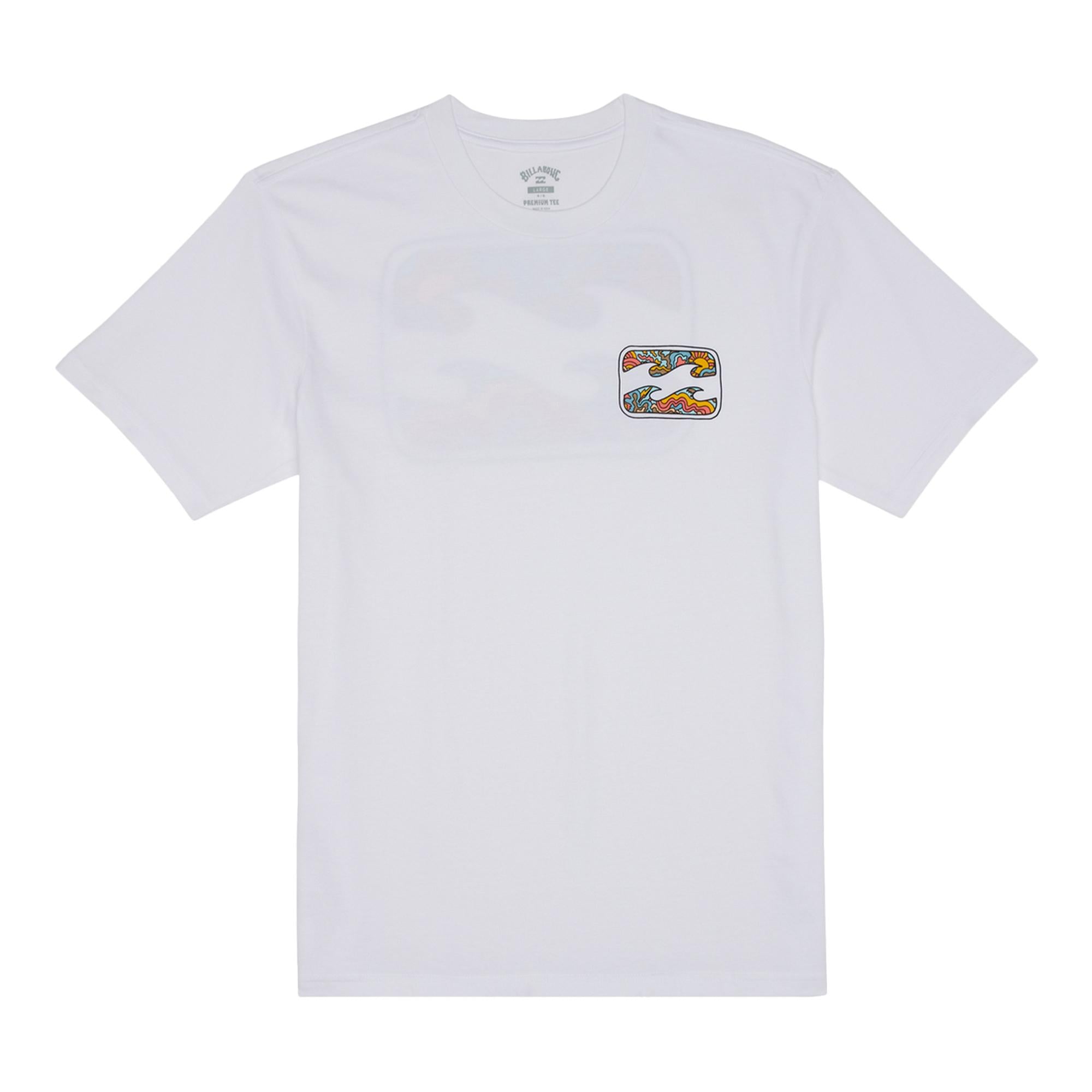 Billabong Crayon Wave Tees Erkek Beyaz Tişört