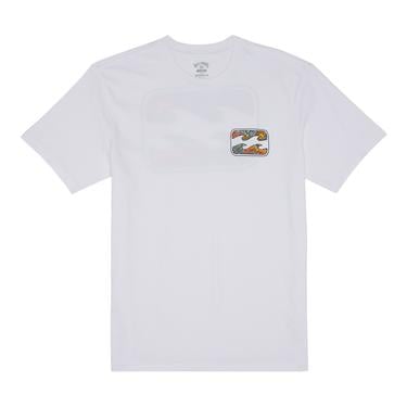  Billabong Crayon Wave Tees Erkek Beyaz Tişört