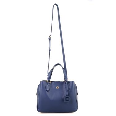  Emil Lacivert Kadın Deri El Çantası