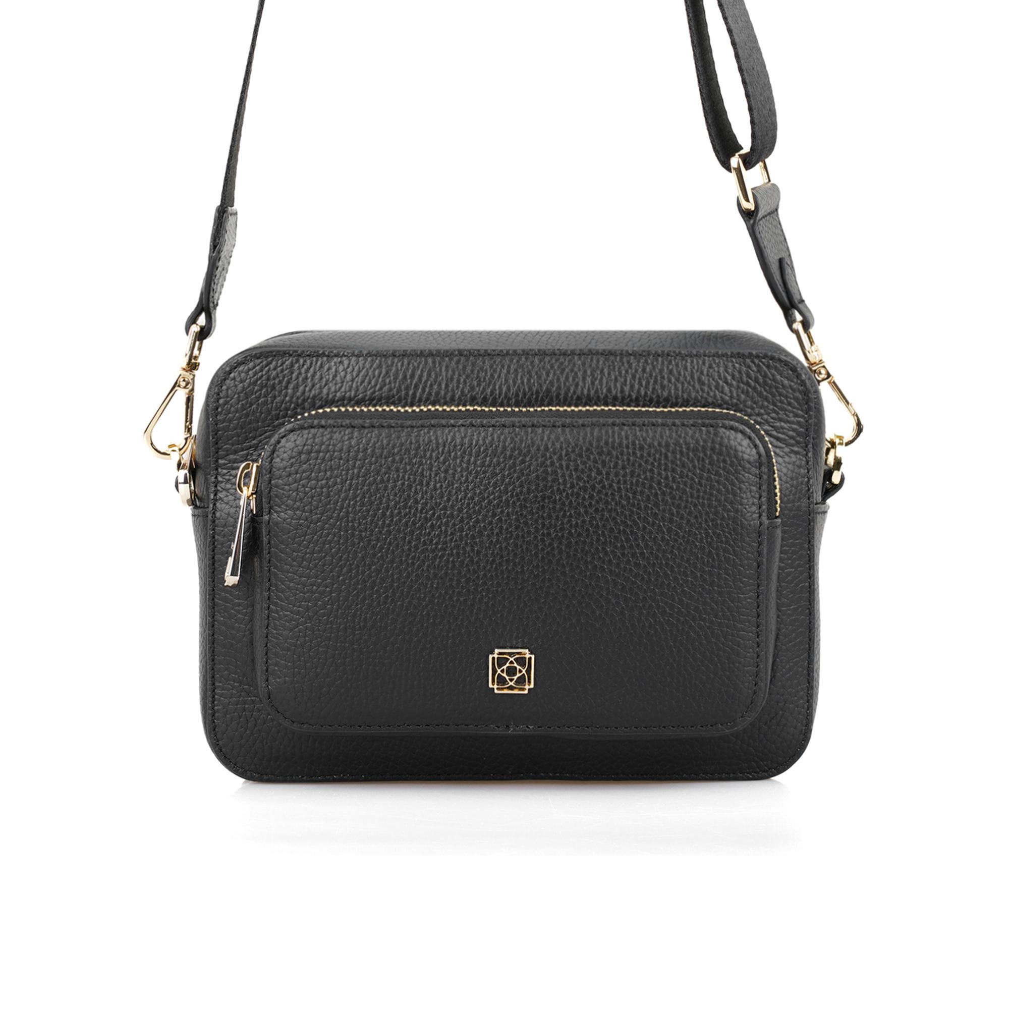 Bingo Siyah Kadın Deri Omuz Çantası