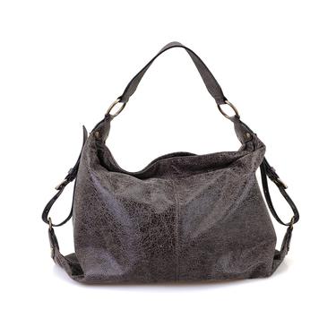  Krista Kahve Kadın Deri Omuz Çantası