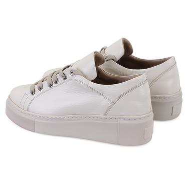  Kadın Bej Deri Spor Ayakkabı