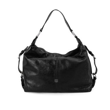  Krista Siyah Kadın Deri Omuz Çantası