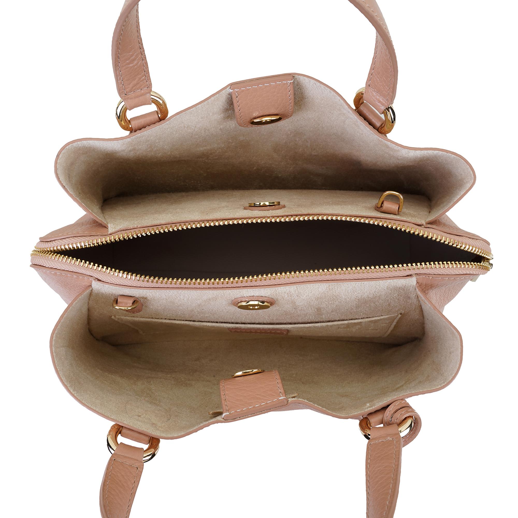 Emil Pudra Kadın Deri El Çantası