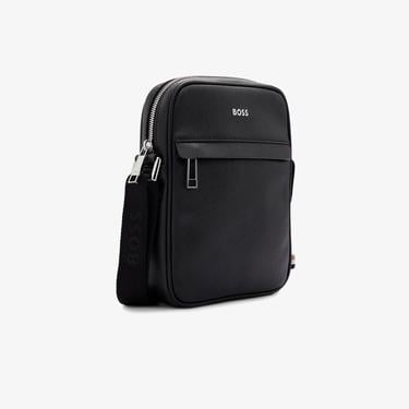  Boss Zair Zip Erkek Siyah Omuz Çantası