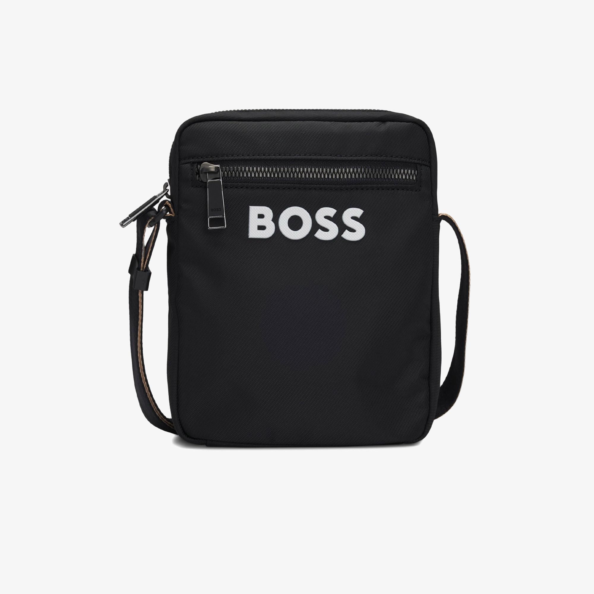 Boss Catch 3.0 Ns Zip Erkek Siyah Omuz Çantası