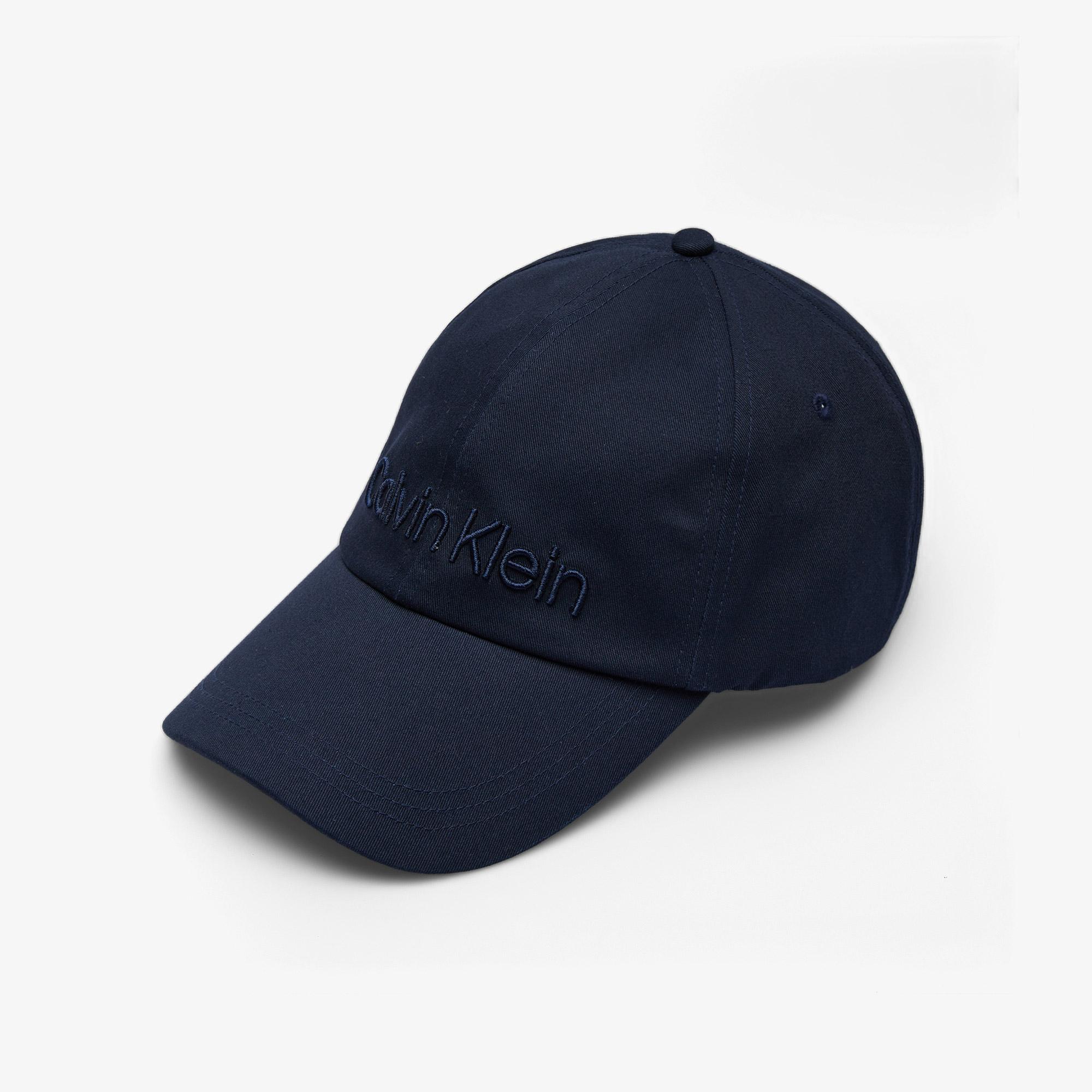 Calvin Klein Erkek Mavi Şapka