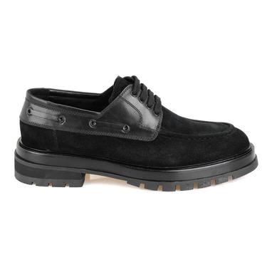  Emiras Siyah Erkek Günlük Süet Deri Ayakkabı