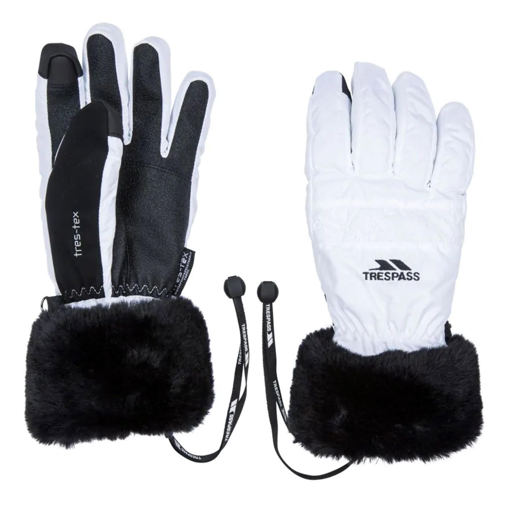 Trespass Yanki - Fe Glove Kadın Beyaz Eldiven