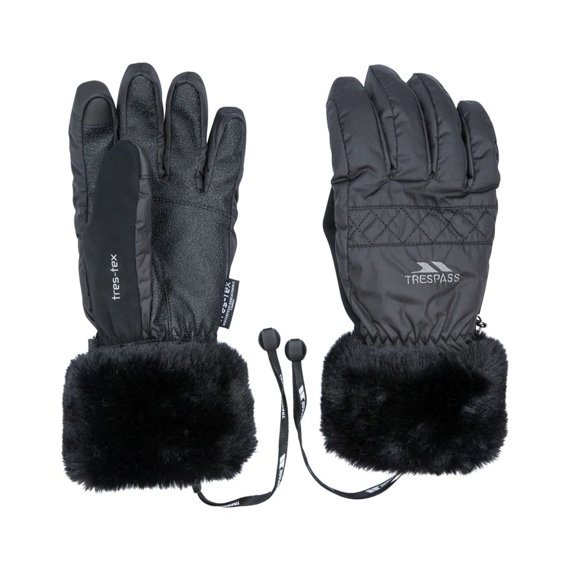 Trespass Yanki - Fe Glove Kadın Siyah Eldiven