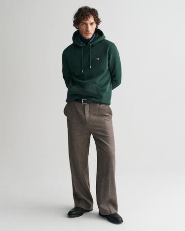  GANT Erkek Yeşil Regular Fit Kapüşonlu Sweatshirt