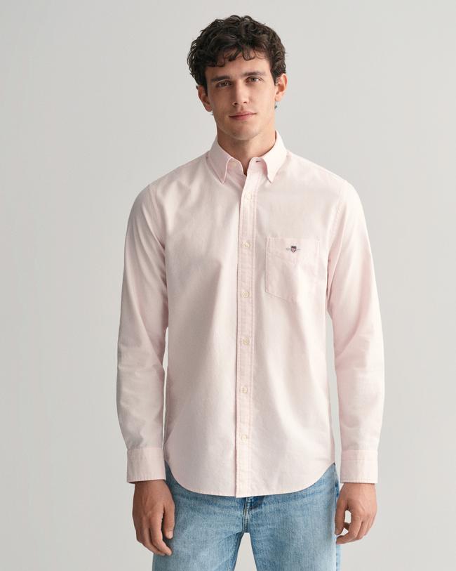  GANT Erkek Pembe Regular Fit Düğmeli Yaka Oxford Gömlek
