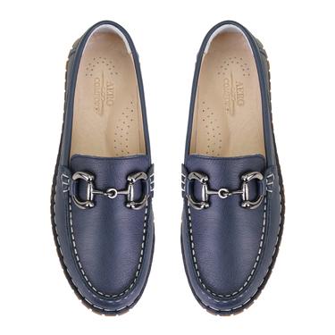  Kadın Lacivert DesaComfort Deri Loafer