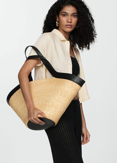  Mango Kadın Keten Karışımlı Kısa Kollu Gömlek Pastel Sarı