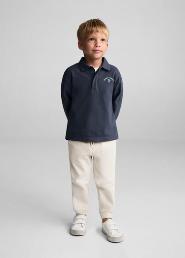  Mango Çocuk Pamuklu Jogger Pantolon Kum Beji