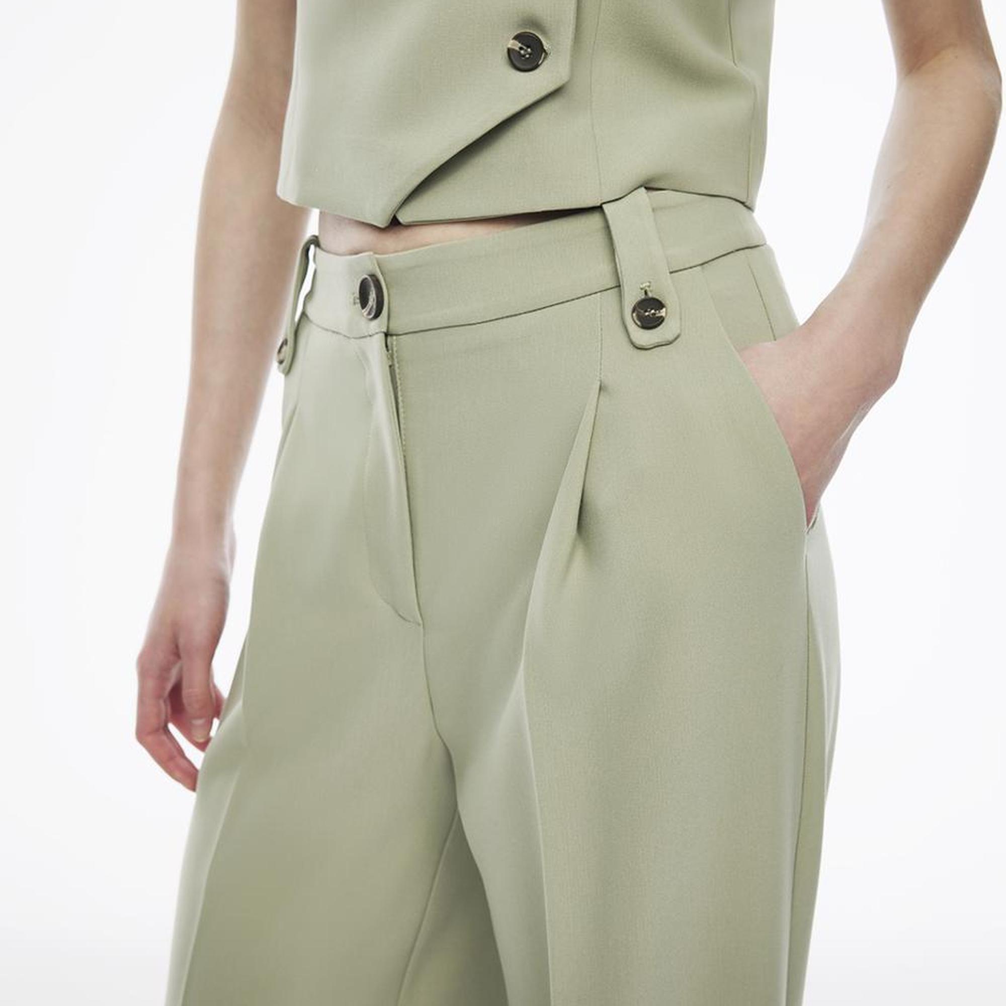 Perspective Fredos Çay Ağacı Yeşili Renk Kadın Pantolon