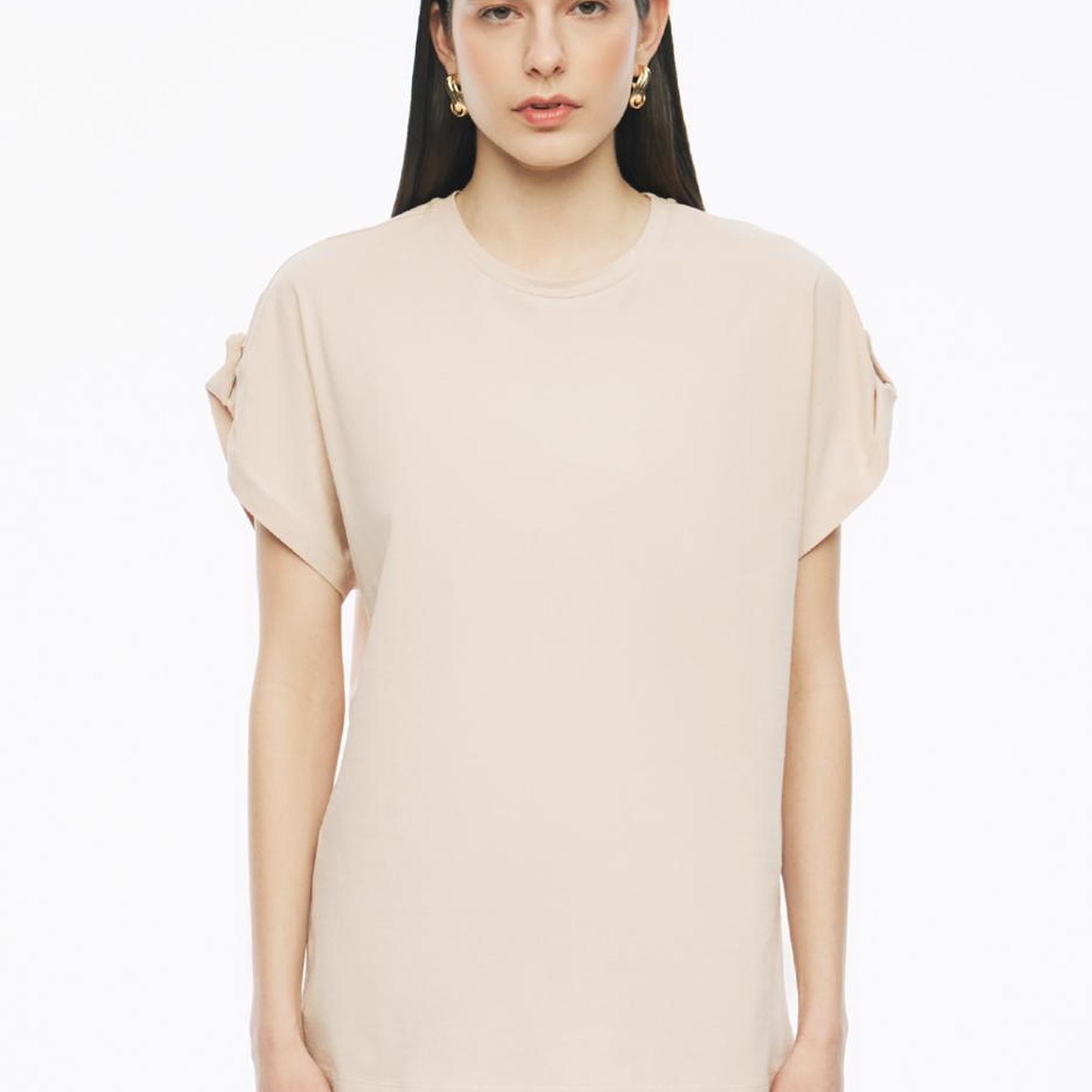 Perspective Kelins Bej Renk Kadın Tişört