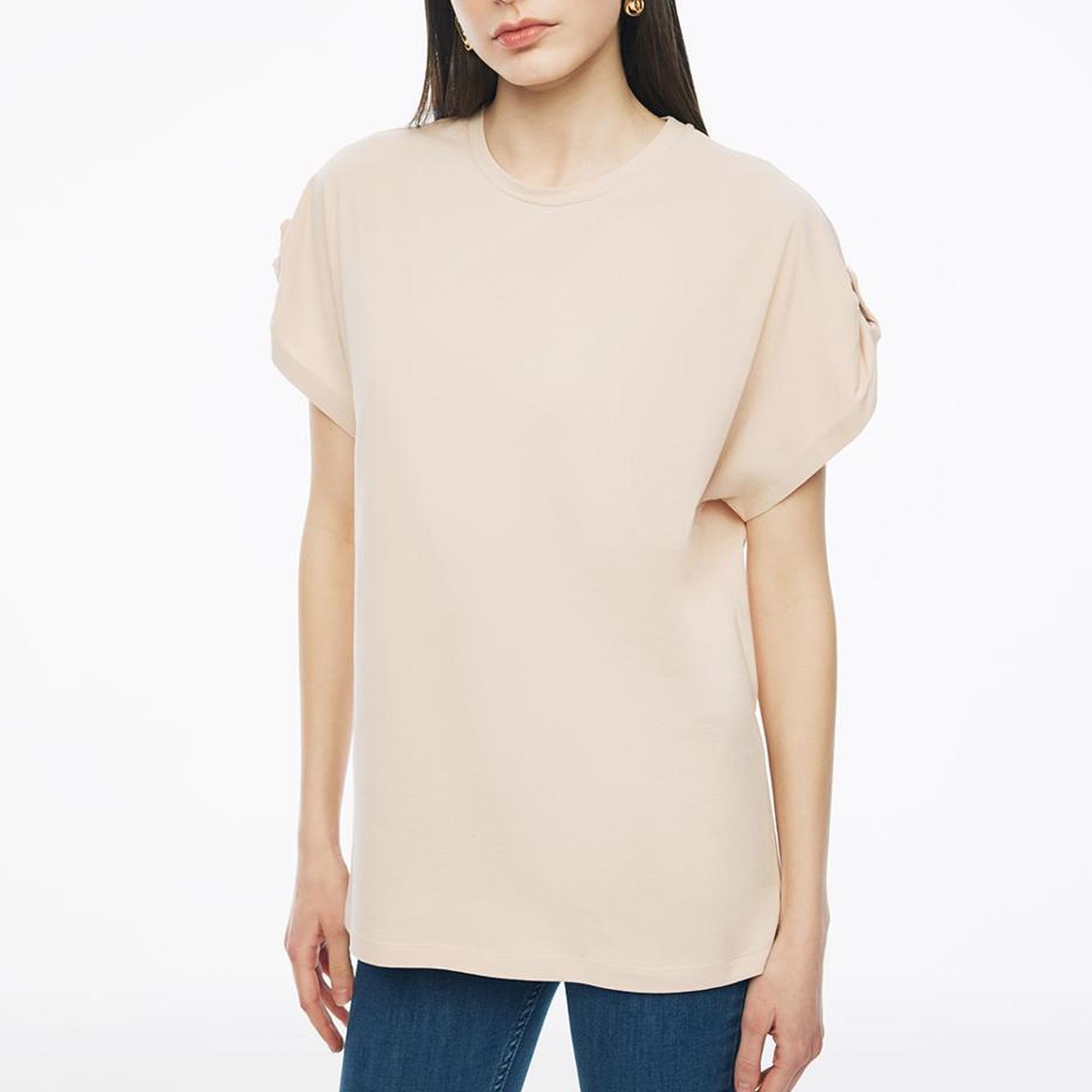 Perspective Kelins Bej Renk Kadın Tişört