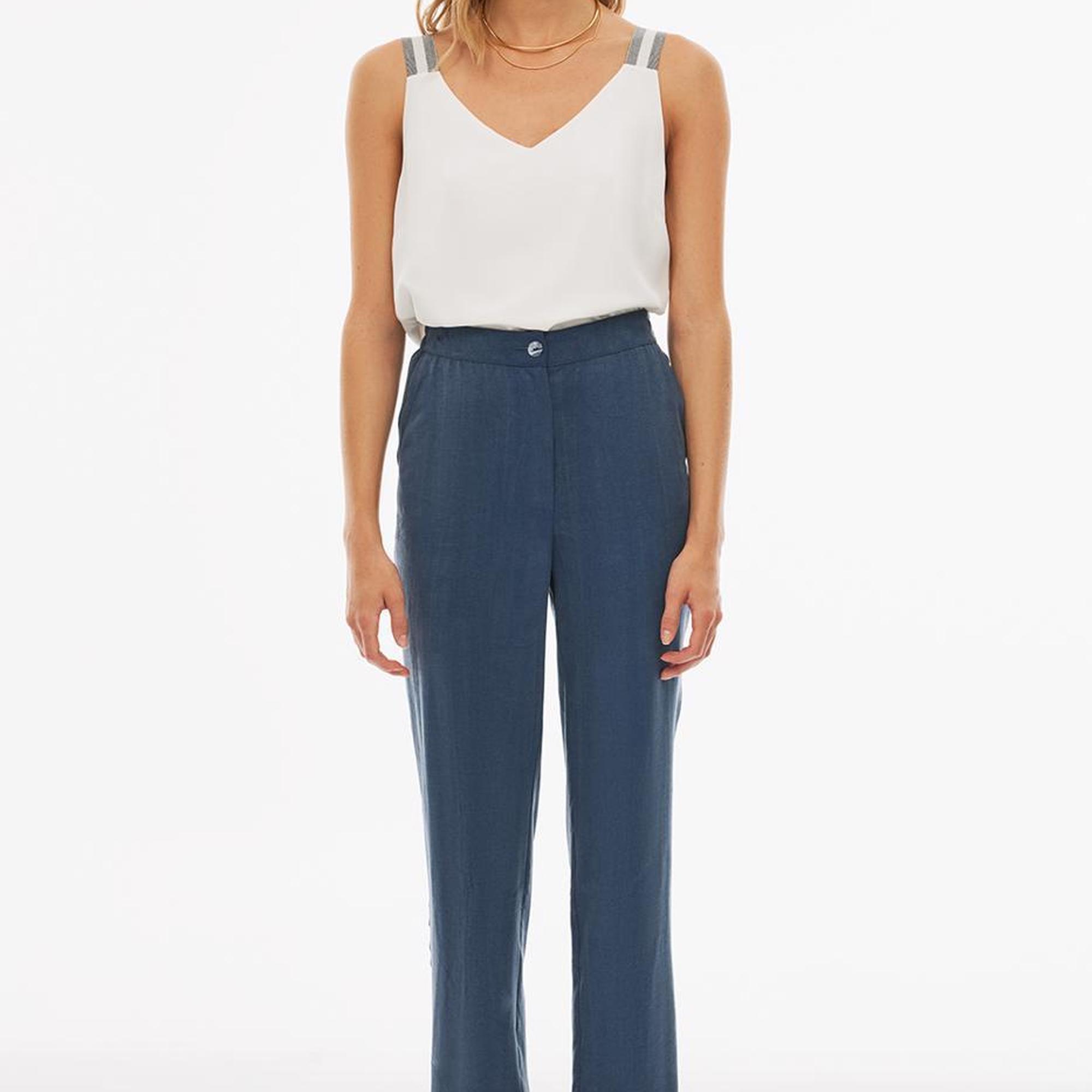 Perspective Gennas İndigo Renk Kadın Pantolon