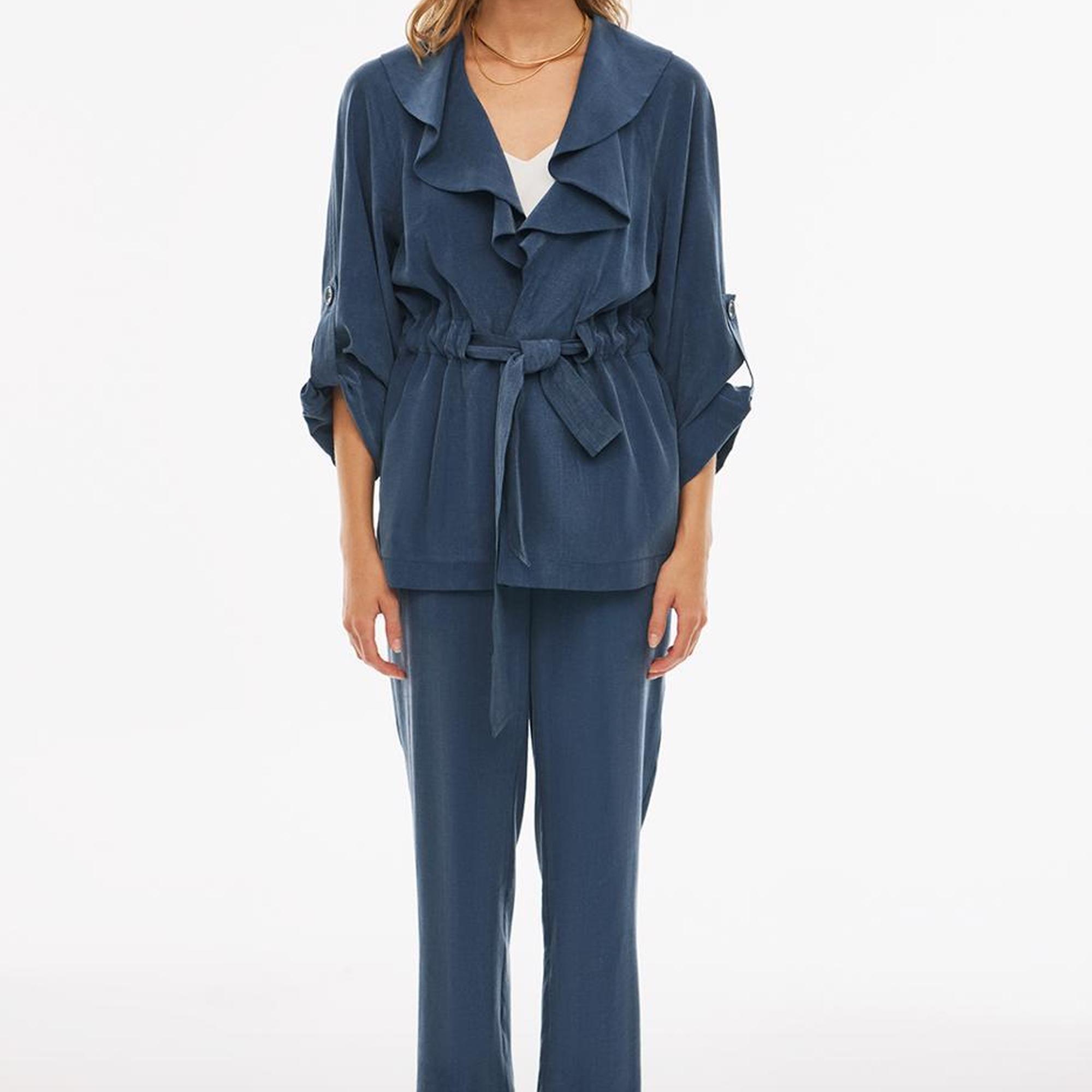 Perspective Gennas İndigo Renk Kadın Pantolon