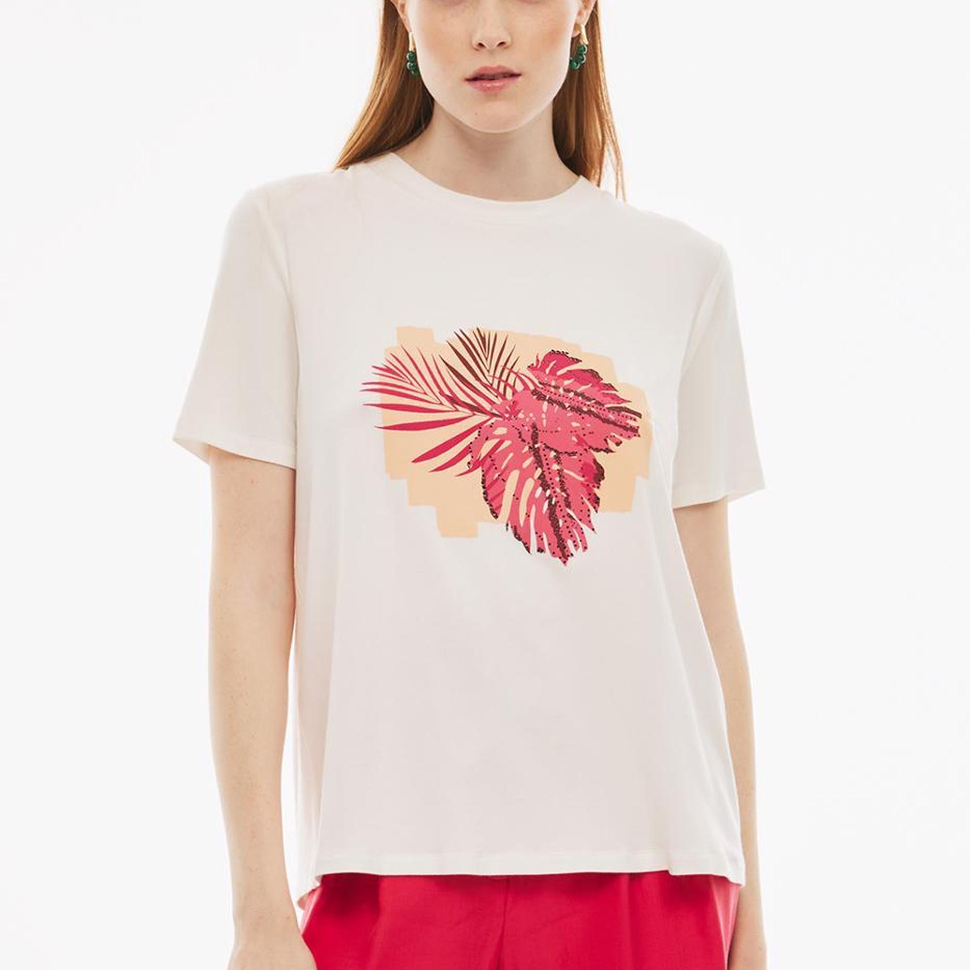 Perspective Lianas Ekru Renk Kadın Tişört