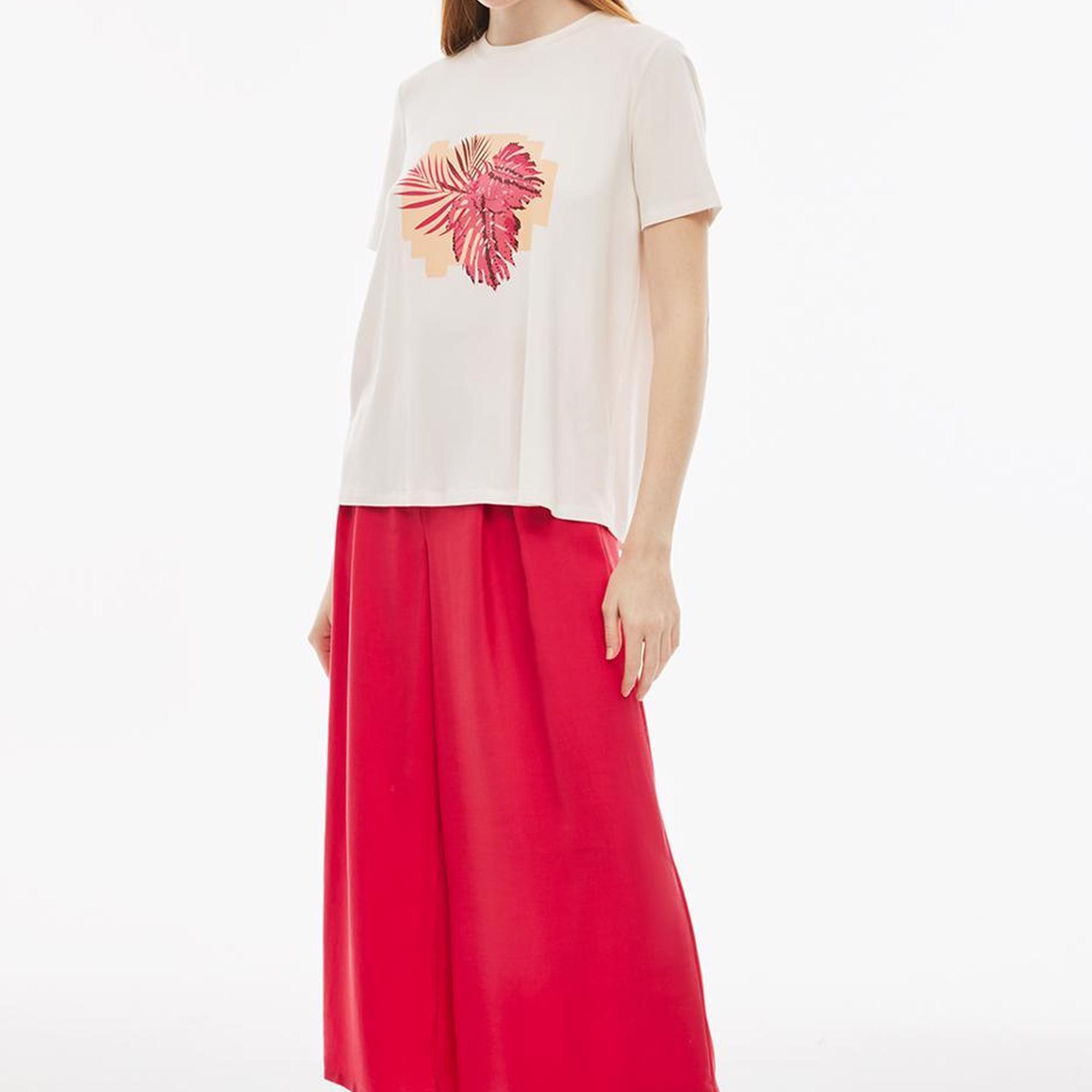 Perspective Lianas Ekru Renk Kadın Tişört