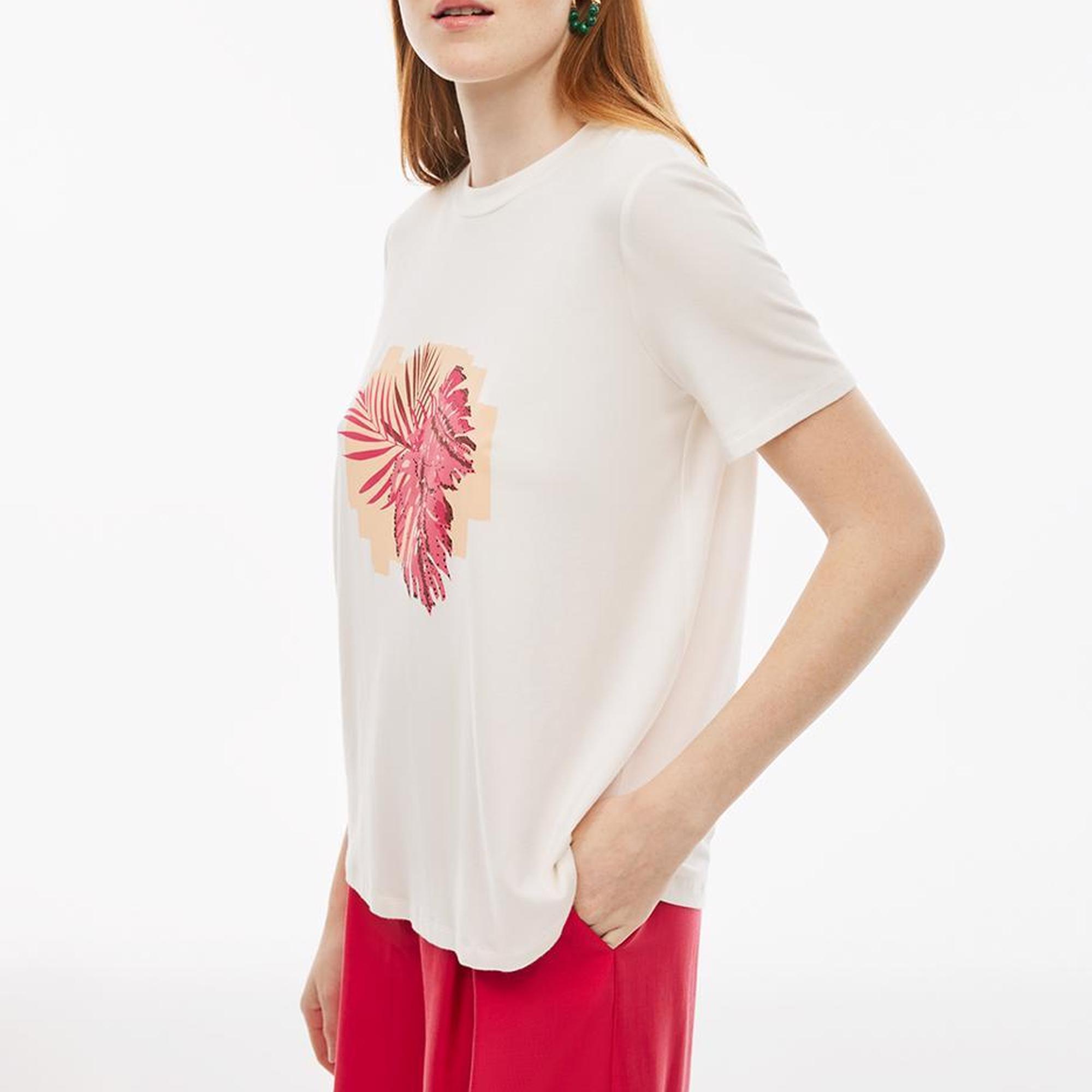 Perspective Lianas Ekru Renk Kadın Tişört