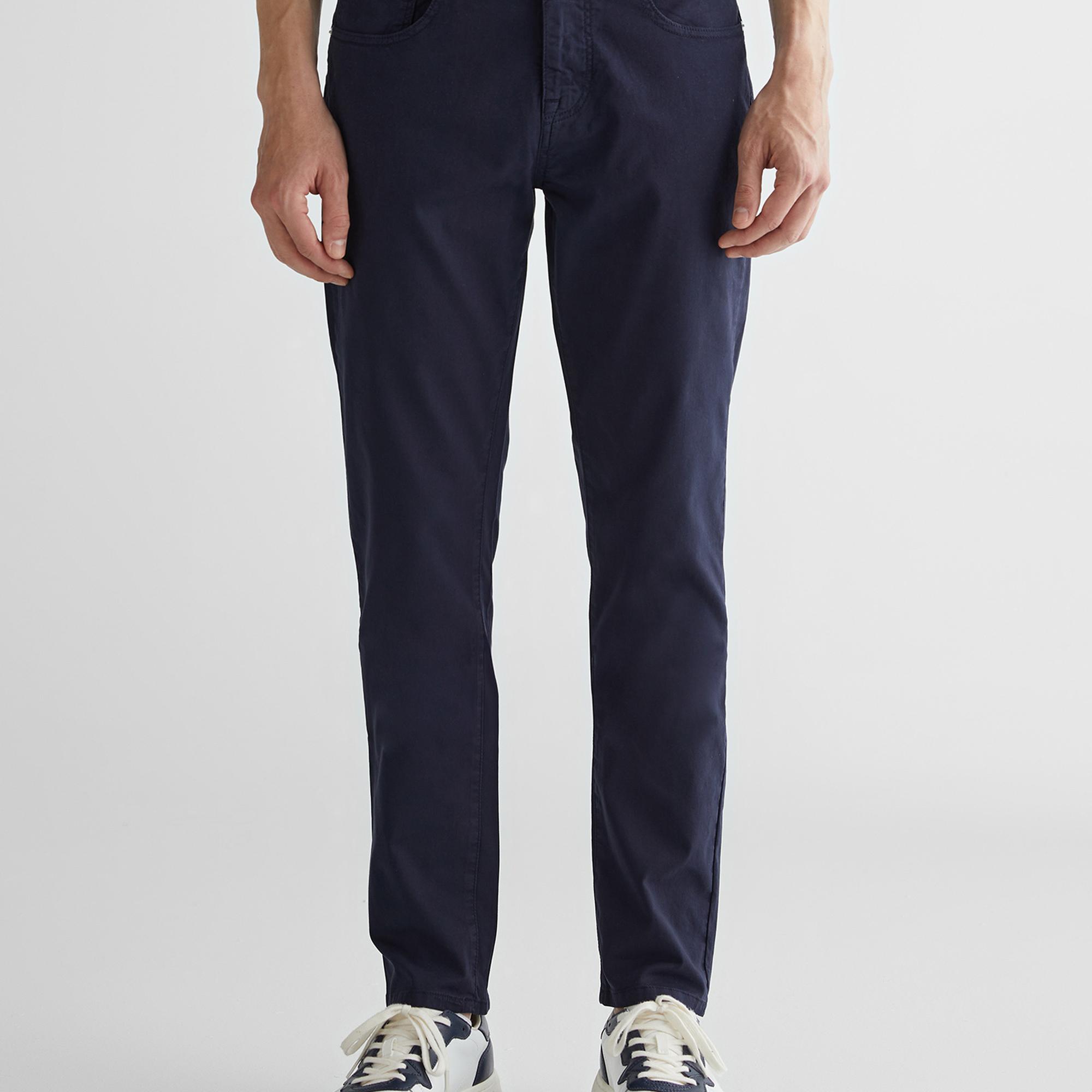 GANT Erkek Lacivert Regular Fit Pantolon