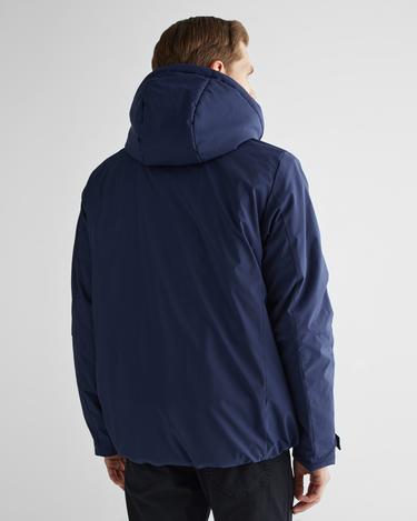  GANT Erkek Lacivert Kapüşonlu Logolu Mont