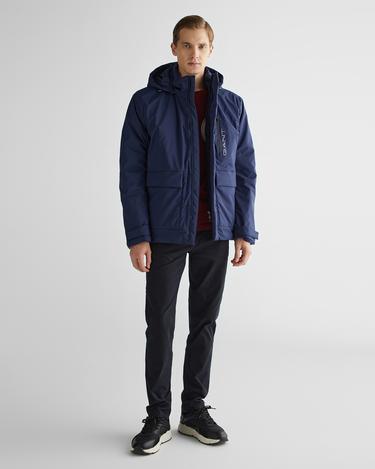  GANT Erkek Lacivert Kapüşonlu Logolu Mont