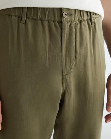  GANT Erkek Yeşil Regular Fit Pantolon