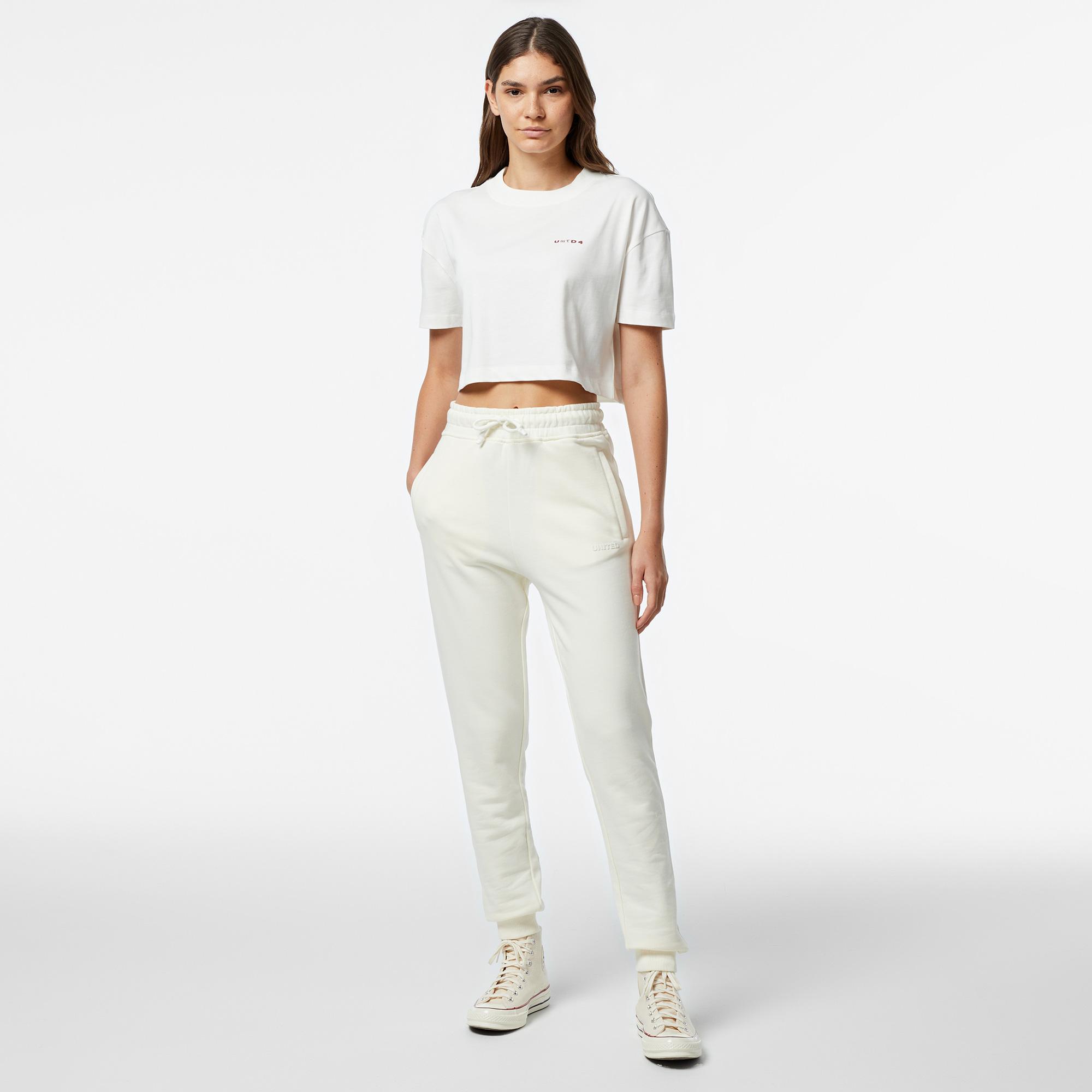UNITED4 Classic Kadın Beyaz T-Shirt