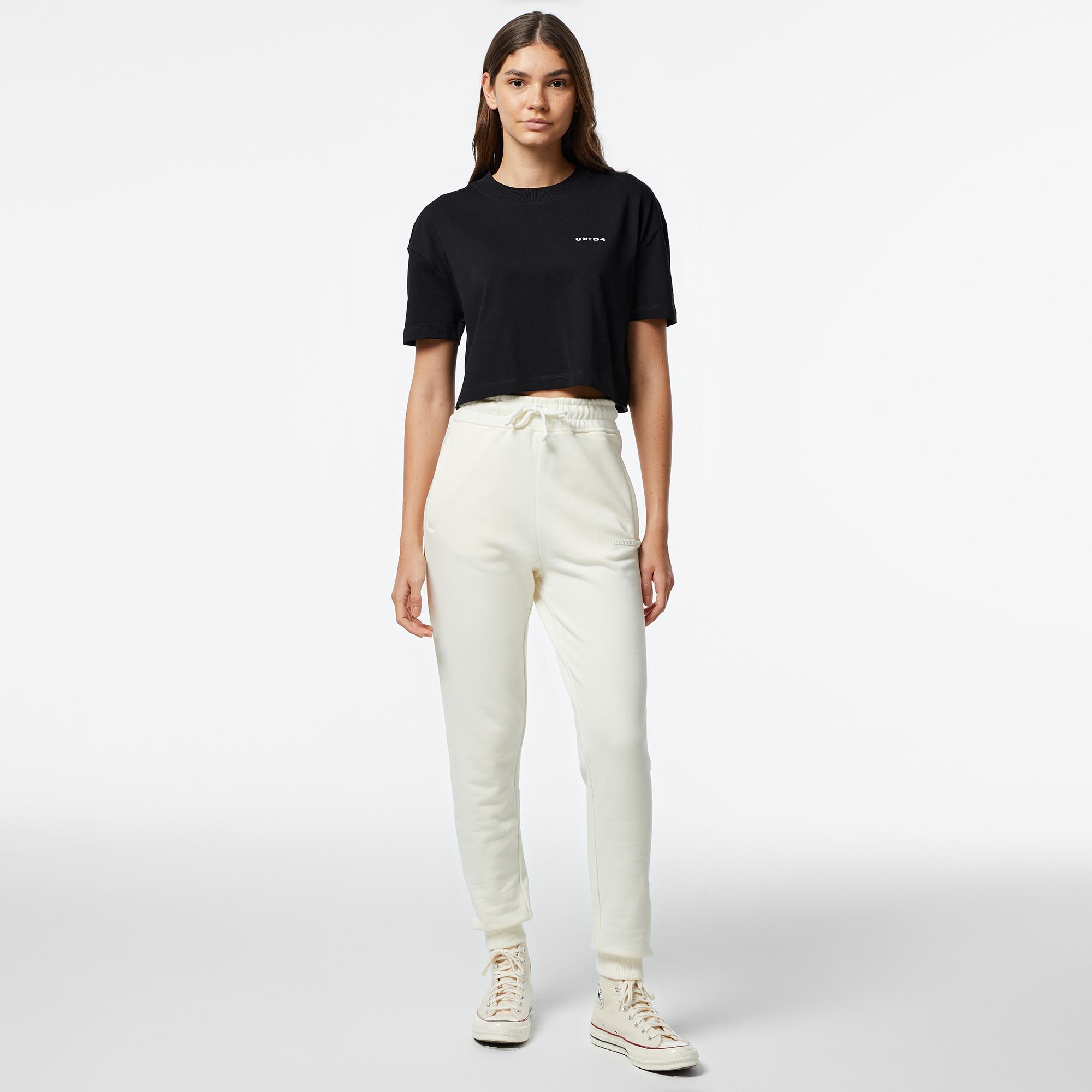 UNITED4 Classic Kadın Siyah T-Shirt