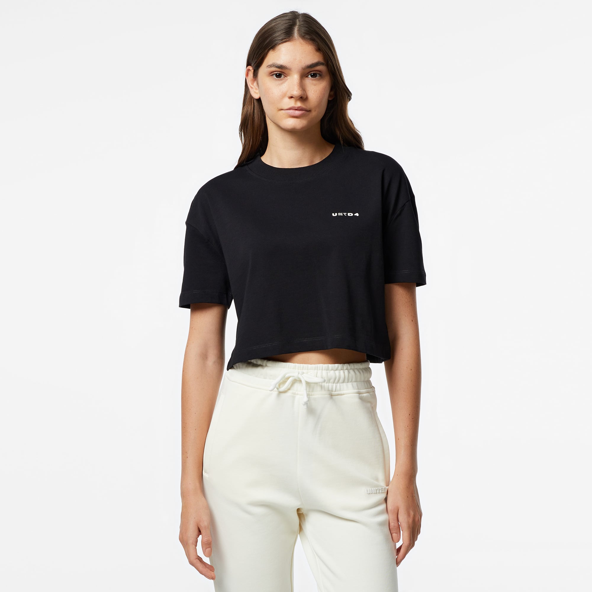  UNITED4 Classic Kadın Siyah T-Shirt