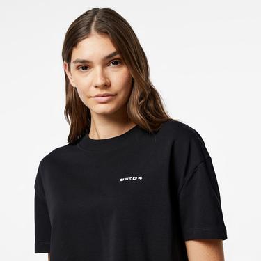  UNITED4 Classic Kadın Siyah T-Shirt