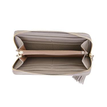  Kathleen Gri Kadın Deri Cüzdan