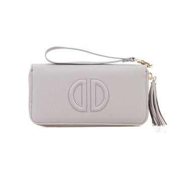  Kathleen Gri Kadın Deri Cüzdan