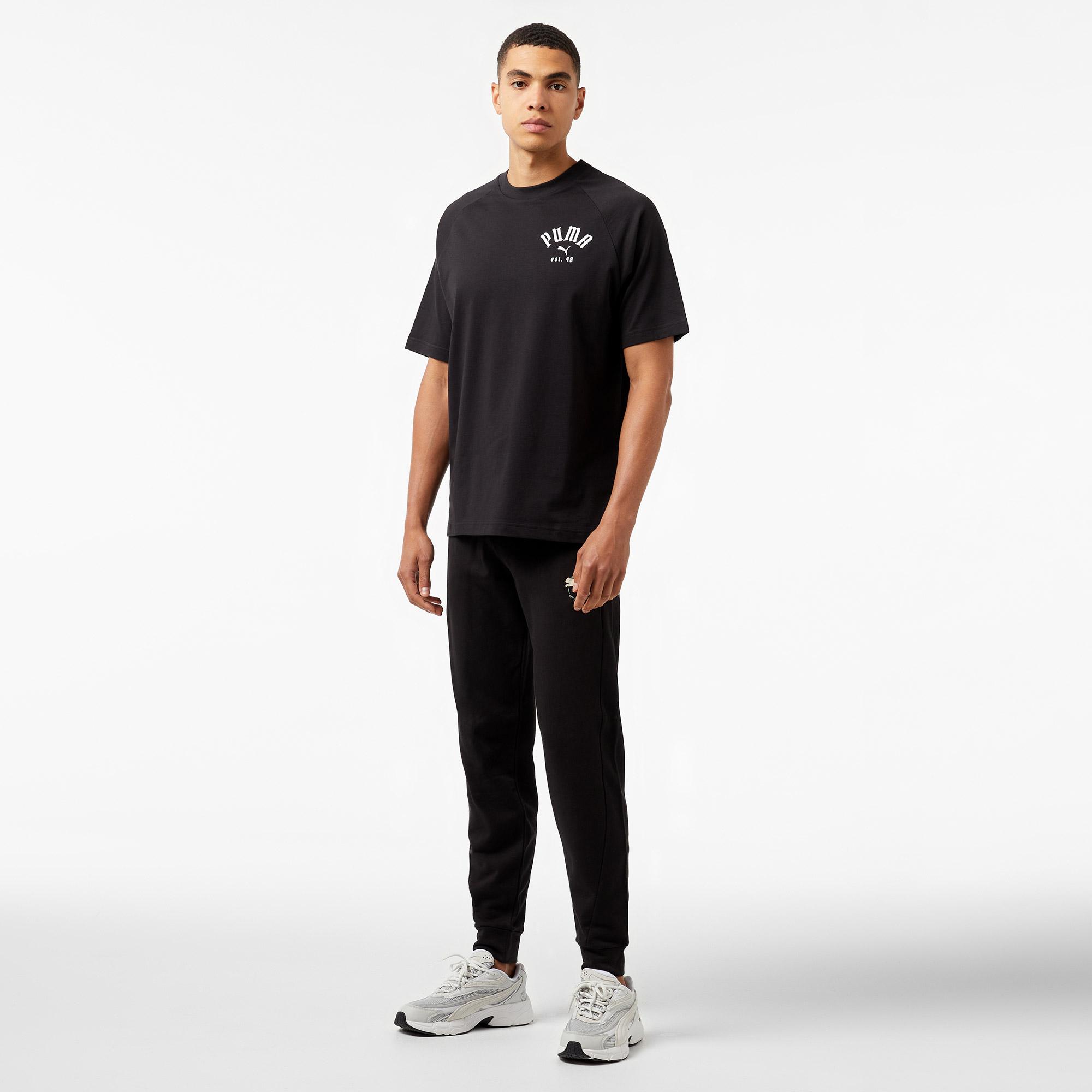 Puma Classıcs Relaxed Graphic Unisex Siyah T-Shirt