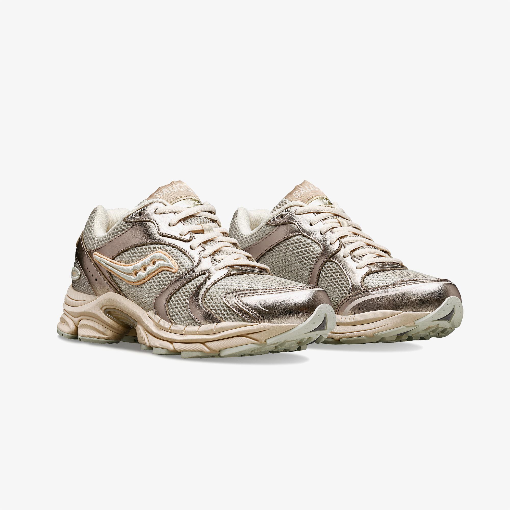 Saucony Progrid Trıumph 4 Kadın Bej Spor Ayakkabı