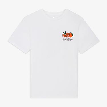  Converse Erkek Baskılı Beyaz T-Shirt