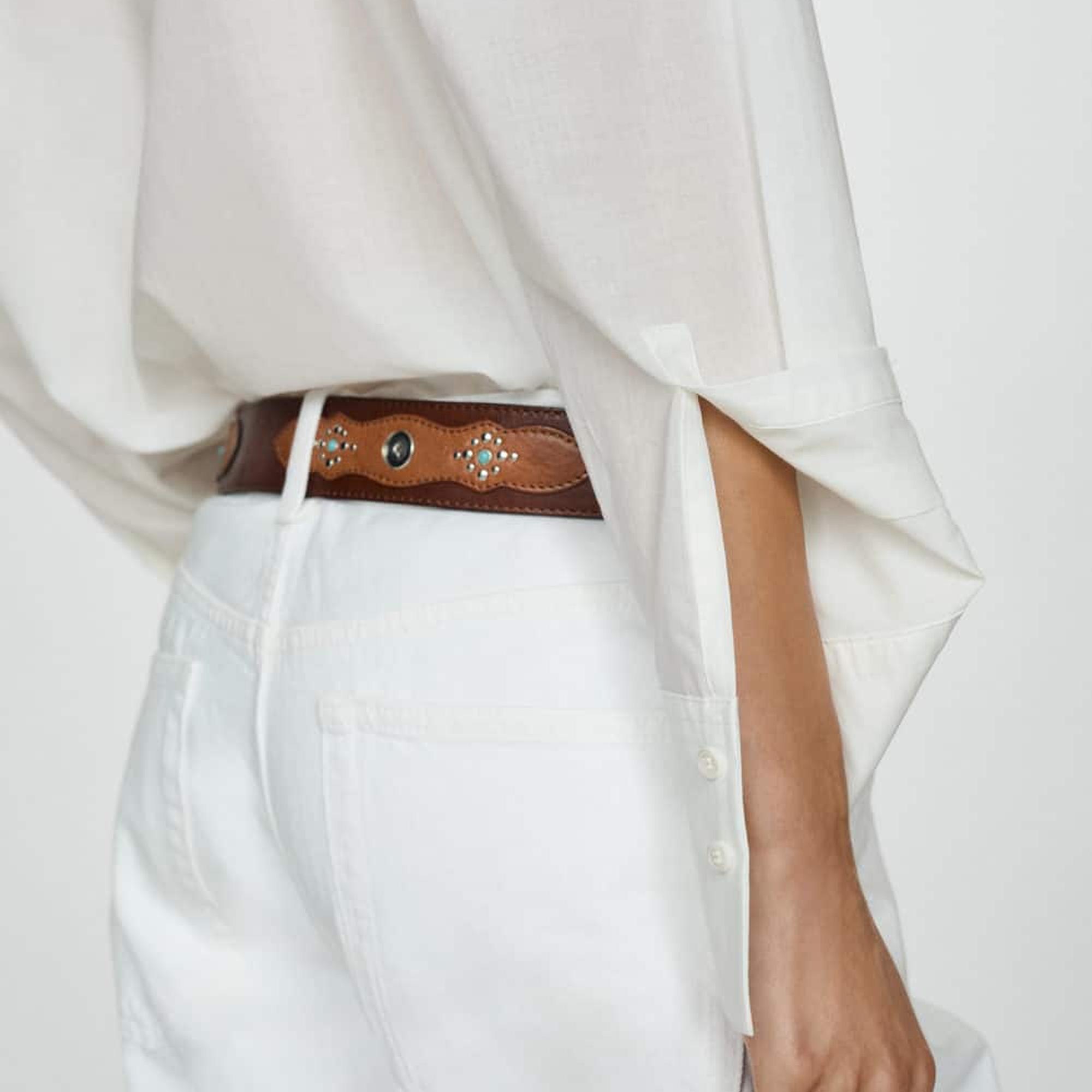 Mango Kadın Pamuklu Hafif Tişört Beyaz